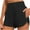 Black, variant on Tumotour Athletic Shorts For Women Running Workout Gym Short High Waisted With Zip Summer Tennis Shorts Casual Gym Shorts