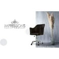 thumbnail image 5 of Impressions Vanity Coco Quilted Velvet Desk Chair with Wheels and Adjustable Height (Black), 5 of 6
