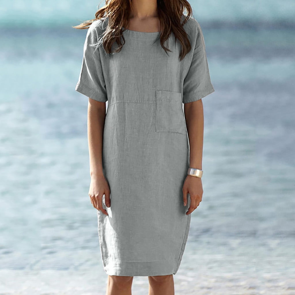 Washed soft linen in 9 colours Linen dress for women Midi linen sundress Linen fabric flowergirl dress linen tunic dress