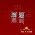 thumbnail image 3 of King of Bling's 0.05ct Diamond Stud Earrings For Women Yellow 925 Sterling Silver Stud For Men, 3 of 14