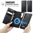 thumbnail image 3 of Funda para teléfono Wefor para Galaxy S23 Plus, 2 en 1, cuero PU, RFID, 3 of 9