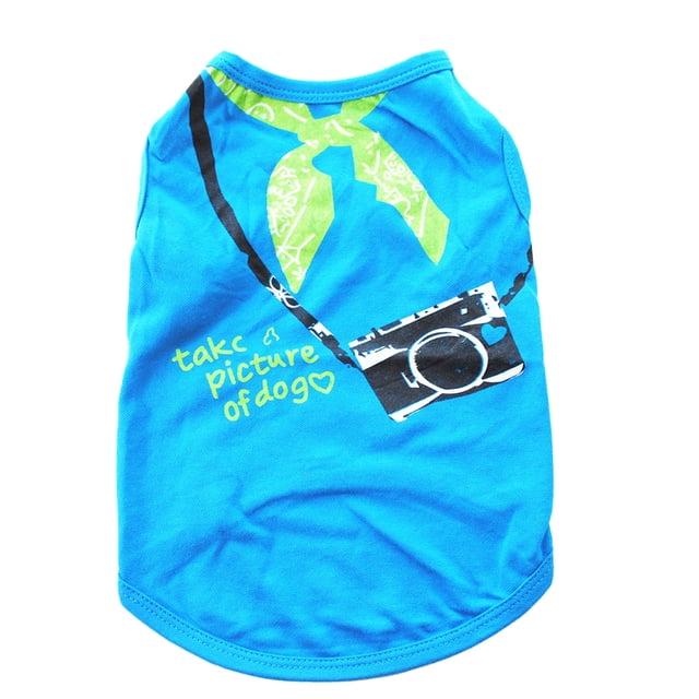 Billuyoard Ropa para cachorros Suministros para mascotas Chaleco para perros Sudadera para cachorros Camisetas para perros Ropa para mascotas Cielo azul M