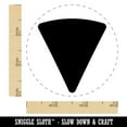 thumbnail image 2 of Pizza Slice Triangle Solid Rubber Stamp for Scrapbooking Crafting Stamping - Small 3/4 Inch, 2 of 7