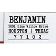thumbnail image 1 of Custom Rubber Stamp Envelop Address Label Self Inking Personalized Business Return Address Stamp Gift, 1 of 2
