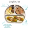 thumbnail image 3 of Suction Plates for Baby, Toddler Self-Feeding Suction Plate , Divided Silicone Dish for Weaning Babies, BPA-Free, Microwave, Dishwasher & Oven Safe – Infant Feeding Bowls, 3 of 5