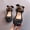 Black, variant on Girl Mary Jane Shoes Ballet Rhinestone Flat Shoes Girl Formal Shoes Wedding Party