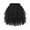 Black, variant on Kilaqueen Skirts for Women Tulle Mesh Elastic Waist Pleated Mini Skirt Solid Color Tiered Party Trendy Tutus