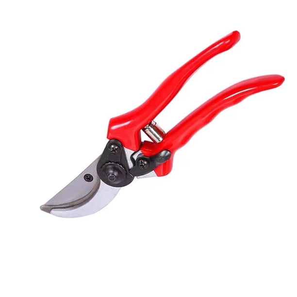 Tijeras de podar profesionales afiladas de 8" y sierra de mano plegable con hoja curva y mango de agarre resistente. Tijeras de podar para árboles, podadora manual, tijeras de jardín