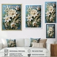 thumbnail image 4 of Designart "Dreamy Minimalist Snowdrops" Snowdrops Floater Framed Wall Art Prints, 4 of 5