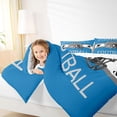 thumbnail image 3 of jejeloiu Rugby Sport City Full Size Comforter Sets,Football Game Gamer Bedding Comforter Set,Blue White Gray Bedding Sets For Kids,Super Cozy Room Decor Reversible,3pcs, 3 of 7