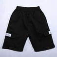 thumbnail image 5 of Kids Cargo Pants Black Shorts Casual Shorts Boys Summer Outfits 8-9 Years Shorts Boys Summer&nbsp;Clothing, 5 of 8