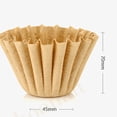 thumbnail image 2 of LOLIPPYY 50Ud De Papel Para Café Hand Drip En Forma De Pastel Khaki Material, 2 of 8