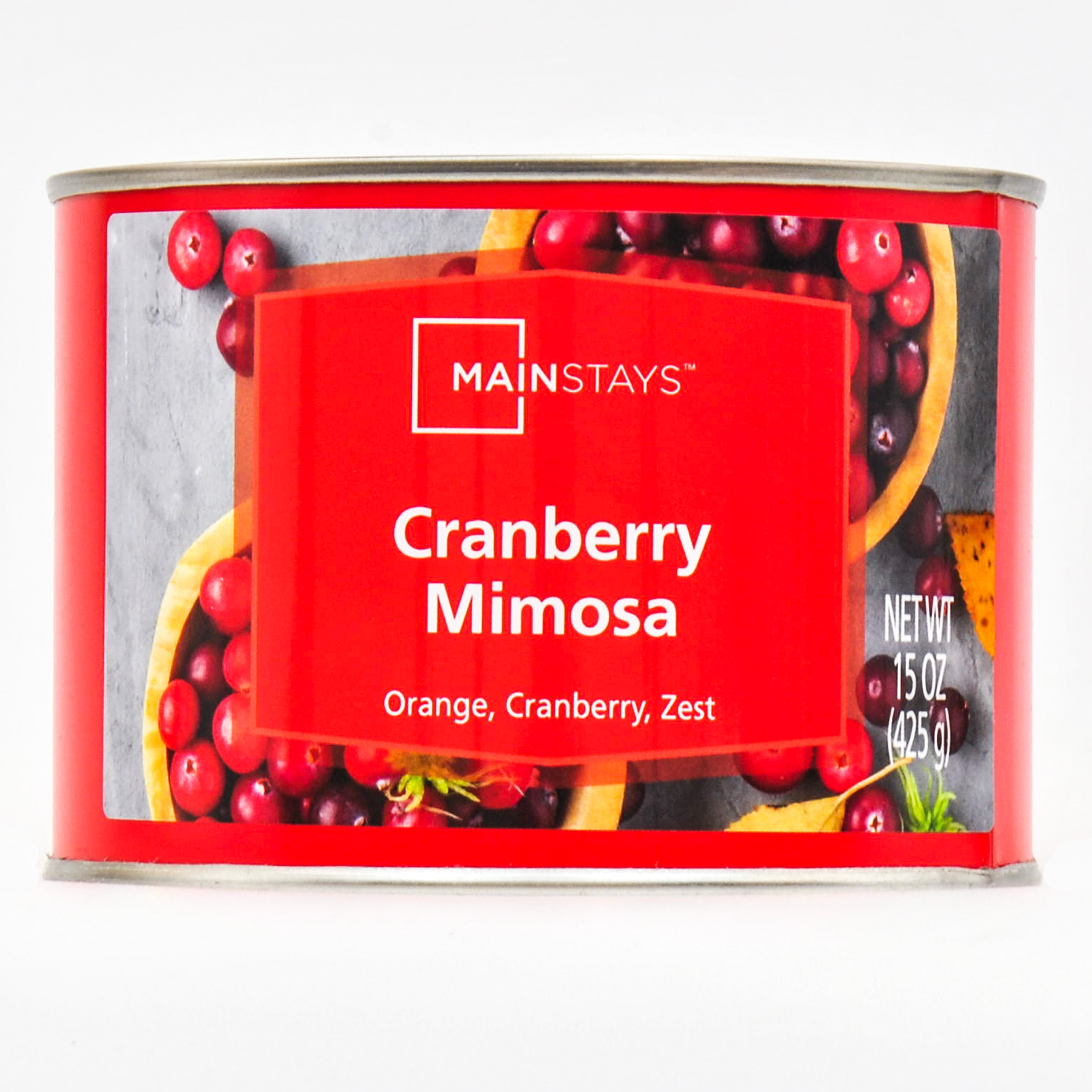 Mainstays Cranberry Rita 1-Wick Paint Can Candle 15-Ounce
