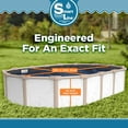 thumbnail image 2 of SmartLine 16' x 24' Oval River Slate Overlap Above Ground Swimming Pool Liner, 54" Height, 20 Gauge, 2 of 6