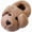 W237-Brown, variant on Cdudpw Big Kids Slippers for Boys Girls Winter Warm Cute Dog House Shoes Fuzzy Fun Cartoon Indoor Bedroom Footwear(W237-White)