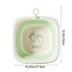 thumbnail image 3 of Lavabo plegable para bebé con 3 compartimentos | Baño de pies de plástico de gran capacidad de 4000 ml para recién nacidos y niños | Portátil para viajes y dormitorios | Amarillo, verde y azul, 3 of 6