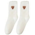 thumbnail image 2 of Calcetines gruesos y cálidos de invierno para mujer, con forro polar, hasta media pantorrilla | Calcetines suaves y cómodos para dormir | Calcetines térmicos de moda para el frío | Calcetines, 2 of 7