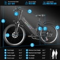 thumbnail image 5 of ASKGO 26" Electric Bike for Adults 750W Rated 1500W Peak Motor,25MPH Pedal-Assist Mode, 48V /10.5Ah Mountain Ebike, ,7 Speeds,UL2849 Certified, 5 of 11