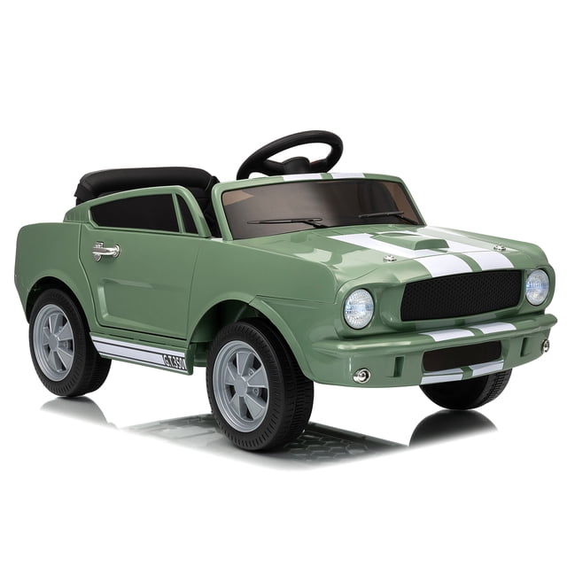 12V Licensed Shelby Kids Electric Ride-On Car – Remote Control, Bluetooth, Shock Absorbers & LED Lights