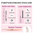thumbnail image 4 of Kit de extensiones de pestañas Kisslily Flare con banda invisible, 4 of 6
