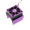 thumbnail image 1 of Riwcyla Remote Control Motor Cooling Fan Remote Control Car 540 550 Motor Radiator Replacement for ,4 G63 1/10 Remote Control Crawler Car (Purple), 1 of 6