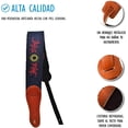 thumbnail image 4 of Correa para guitarra Strap o Tahali para guitarra acústica, bajo eléctrico, guitarra eléctrica Kidam  Elegance XL Sol rojo/amarillo, 4 of 4
