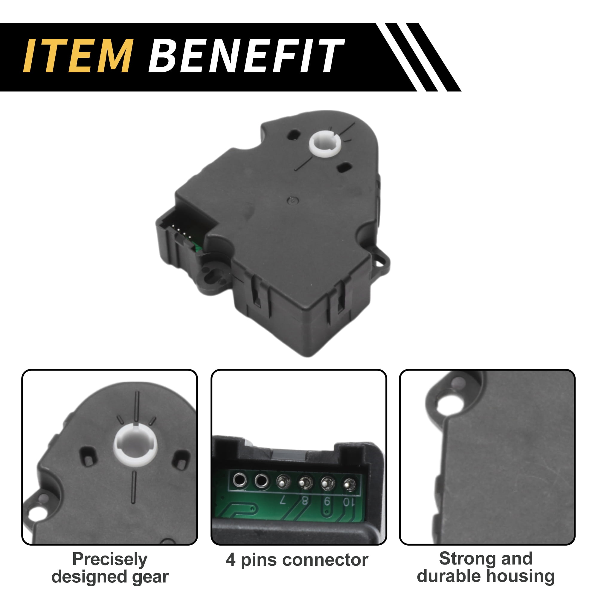 Unique Bargains HVAC Heater Blend Door Actuator for Buick Lesabre 2005 AC Replacement