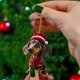 thumbnail image 4 of Colgante de acrílico plano para decoración de árbol de Navidad con forma de perro navideño, 4 of 6