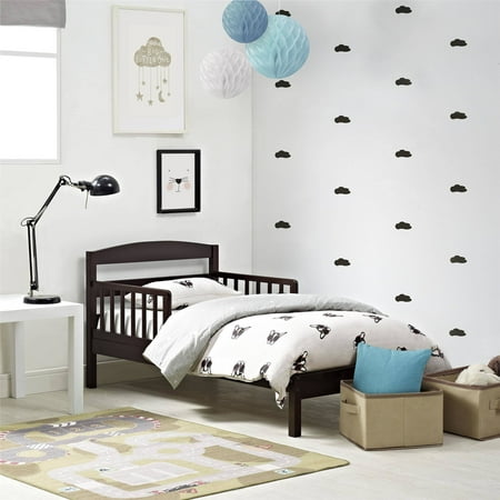 Baby Relax Jackson Toddler Bed With Bed Rails, Espresso