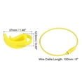 thumbnail image 2 of Flying Disc Clip with Wire Cable Sport Disk Hanger Hook Holder for Carrying, Yellow, 2 Pack, 2 of 5