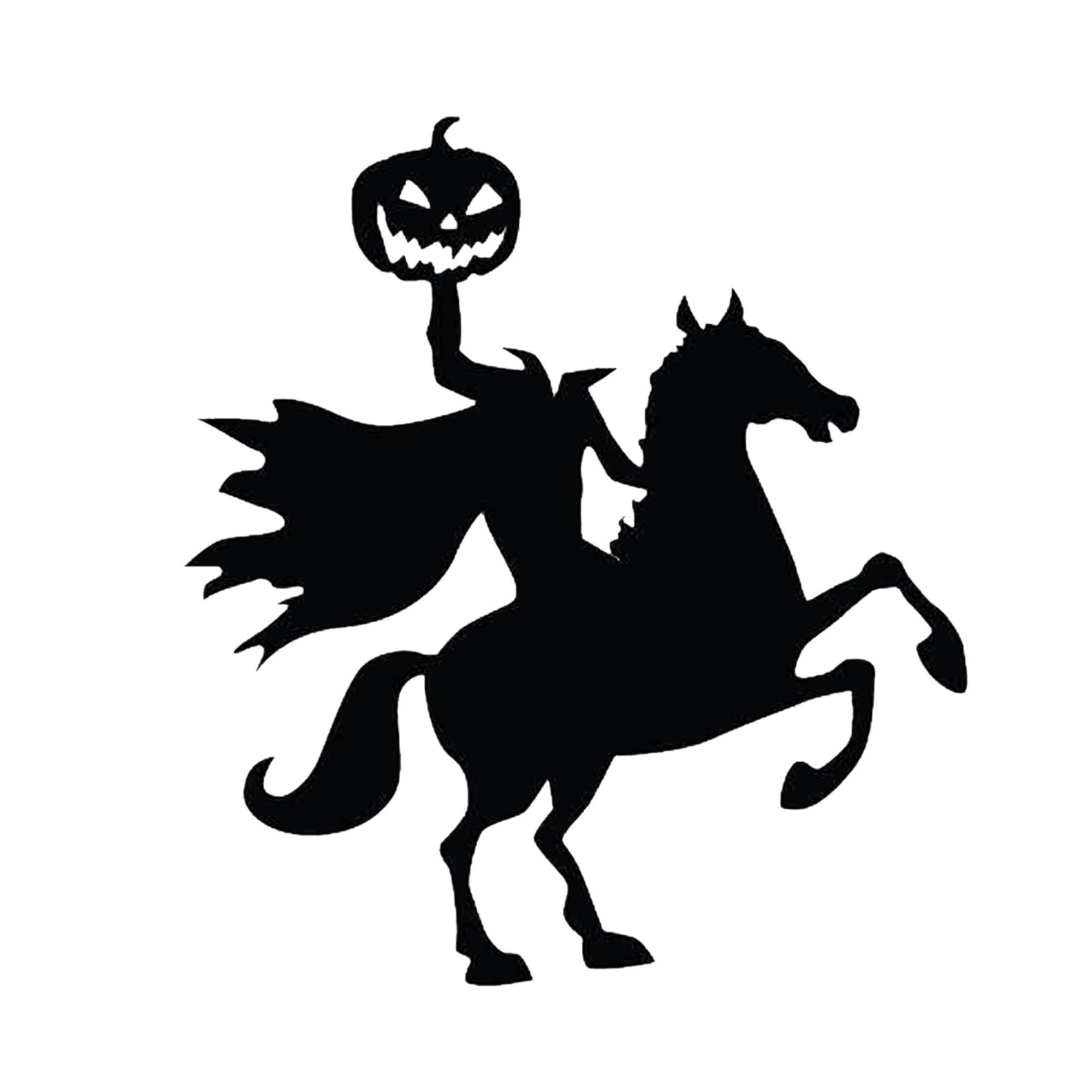 Headless Horseman Silhouette Printable