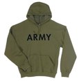 thumbnail image 2 of Rothco Army PT Pullover Hooded Sweatshirt - Olive Drab, 2X-Large, 2 of 2