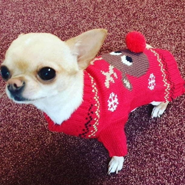 Amazon Tejer Sueter Para Perro Chihuahua Sueter Tejido Playeras