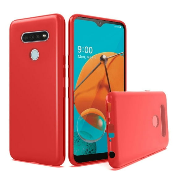 GSA Slim Flexible Candy Case for LG K51 - Red