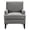 Grey, variant on Gracie Mills Kenny Track Arm Club Chair with Nailhead Trim - GRACE-3932
