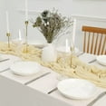 thumbnail image 4 of Cheesecloth Table Runner Boho Gauze Cheese Cloth Table Runner Rustic Sheer Runner for Wedding Bridal Baby Shower Birthday Party Cake Table Decoration, 5.9FT Long, 4 of 6