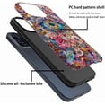 thumbnail image 2 of Compatible with iPhone 16 Case, Evil Eye Charm Soft TPU + Hard PC 2-in-1, Anti-Scratch Soft TPU Shockproof Unique Protective Cover Pattern Design, 2 of 6