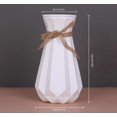 thumbnail image 3 of Lightweighted Flower Vases Flower Holder With Ceramic Look Designing Flower Bottle For Weddings And Parties White, 3 of 4