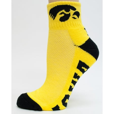 Iowa Quarters - Iowa Hawkeyes Gold Quarter Sock