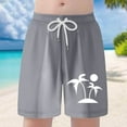 thumbnail image 2 of Shorts for Boys Child Girls Stylish Casual Printing Drawstring Summer Holiday Beach Outdoor Active Shorts Size 16 Y-18 Y, 2 of 7