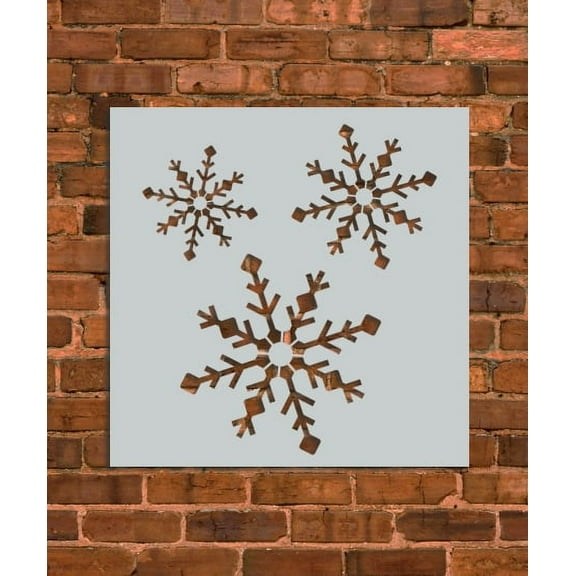 Winter Snowflakes Set 1 Stencil