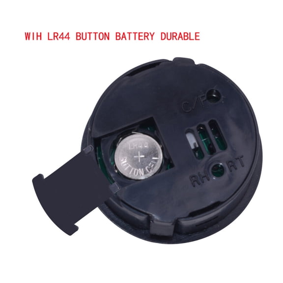 Hytrove Mini Hydrometer Digital Temperature Meter For Reptile Pet Box 1.8x0.6in