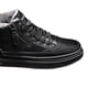 thumbnail image 2 of Zapatos Casuales Cuero PU Botas Nieve Cortas Antideslizantes para Hombre para El Invierno (Negro 42), 2 of 9