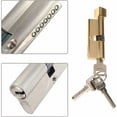 thumbnail image 4 of Cilindro Cilindro de cerradura de seguridad de 70 mm * 29 mm Perilla de cerradura de cilindro para el hogar Cilindro de cerradura de puerta de entrada de puerta exterior Cilindro de perfil de, 4 of 5