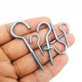 thumbnail image 3 of 25pcs Picture Photo Frame Lamp Light Ceiling RV Tool Plant Curtain Net Wire Eye Bolt Eyebolt Screw in Spiral Hanger C Cup Hook, 3 of 6