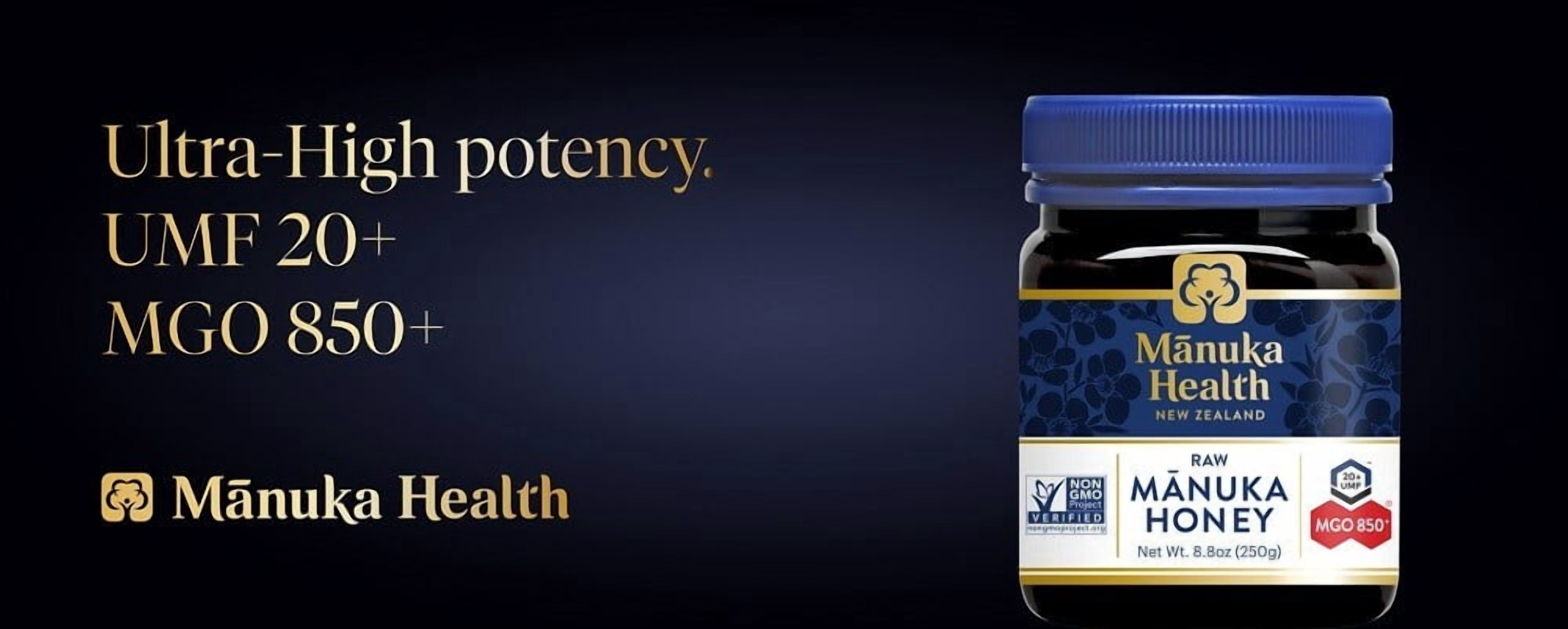 Manuka Health UMF 20+ (MGO 850+) Raw Manuka Honey - Walmart.com
