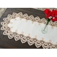 thumbnail image 5 of Gold European Lace and Antique Jacquard Fabric Table Runner (14" x 26" | 16" x 35"/44"/54" 14"x70"), 5 of 5