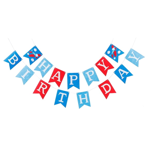 CTIRCHIU Airplane Themed Party Decorations Cake Toppers Assorted Color 1Pcs