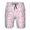 thumbnail image 4 of Naloa Cute Rabbit Flower Men's Beach Shorts, Surfing shorts, Swim trunks, Quick Dry Swim Trunks for Surfing Beach Fun - X-Large, 4 of 9