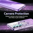 thumbnail image 5 of Casetego for Samsung Galaxy S24 FE Case,Compatible with MagSafe,Clear Magnetic Glitter Gradient Sparkle Luxury Plated Soft TPU Bumper Full Camera Lens Protector,Purple, 5 of 7